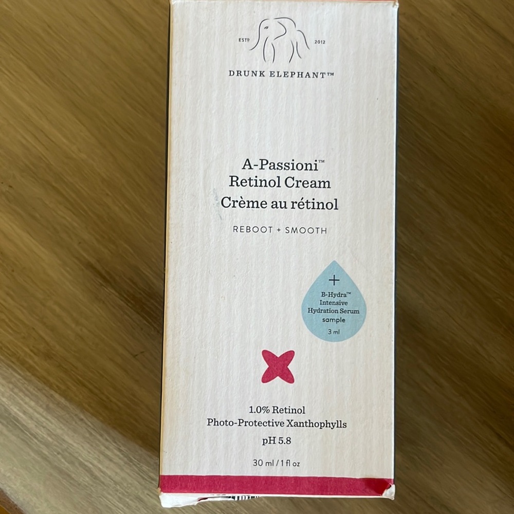 NIB Drunk Elephant A-Passioni Retinol Cream 30ml/ 1 oz